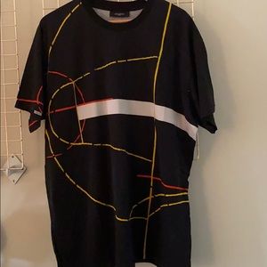 Givenchy t-shirt with abstract print - size XL